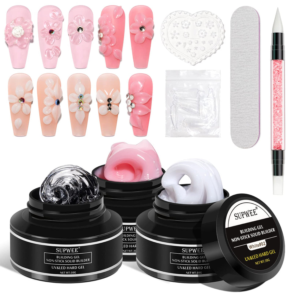 SUPWEE front packaging showing three 30g jars and accessories for quick kit setup