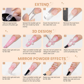 Home manicure setting with SUPWEE kit delivering salon results