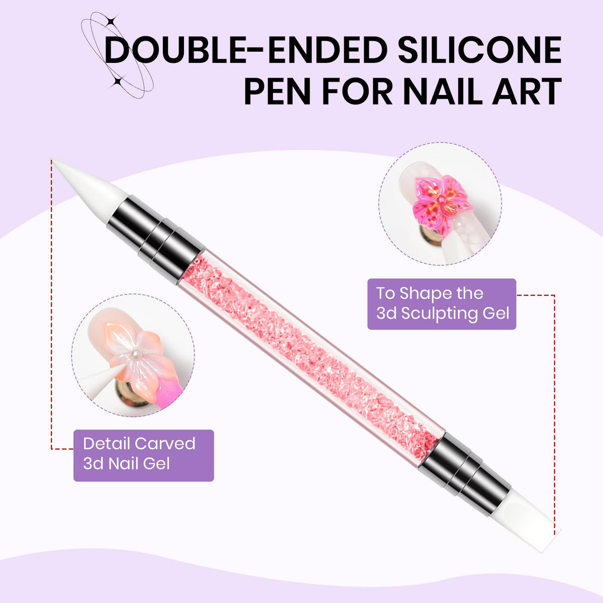 SUPWEE finished manicure lifestyle shot showing salon-quality results