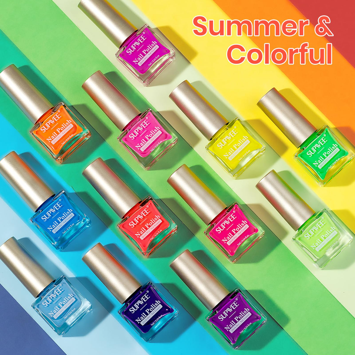 SUPWEE manicure in use on hands showing bright finish and salon-style look