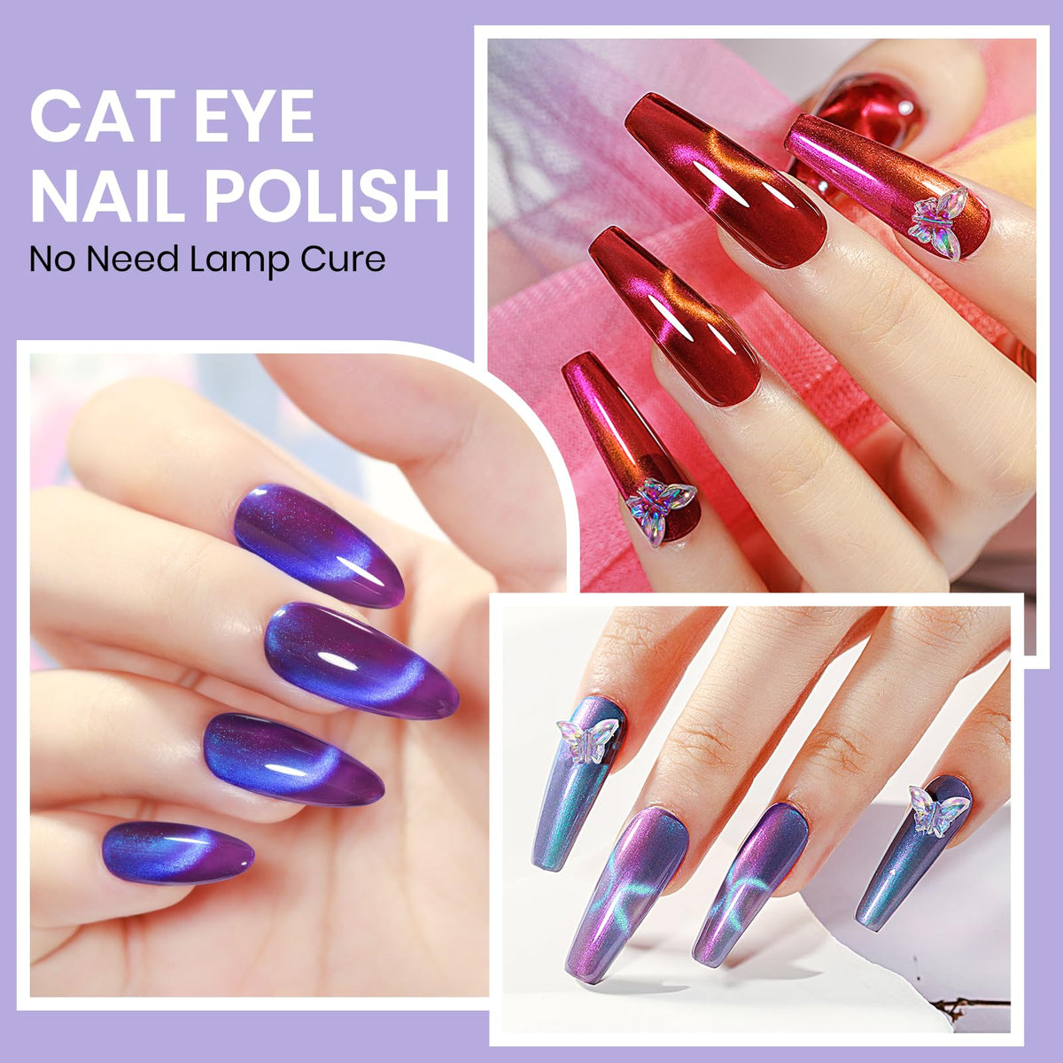 SUPWEE polished nails in lifestyle shot showing salon-quality glossy finish