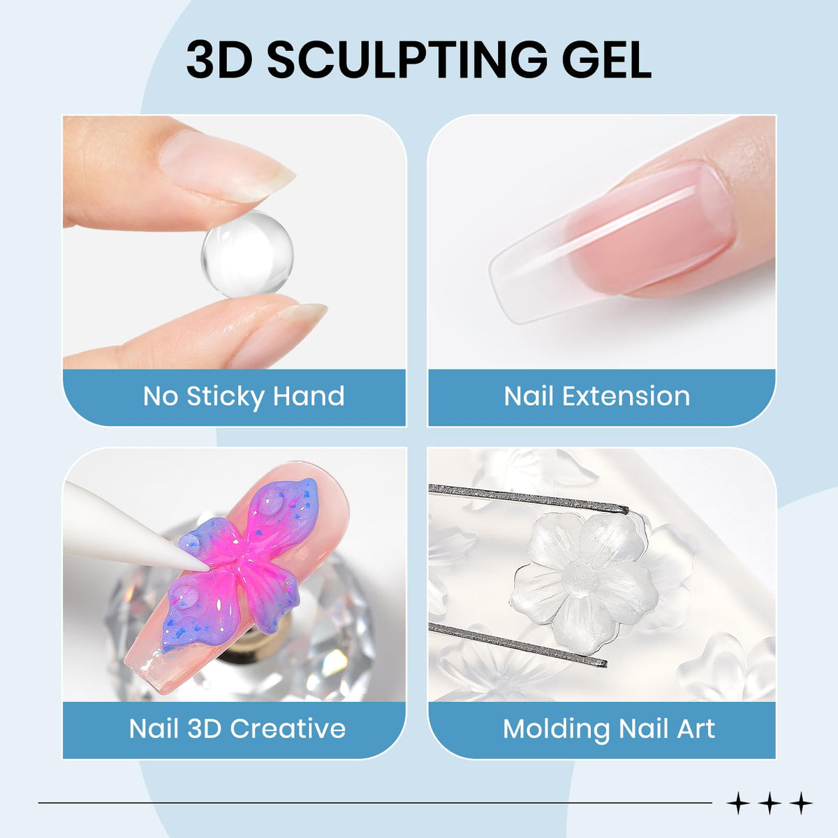 SUPWEE white gel detail being carved to show fine edge holding for detailed 3D designs
