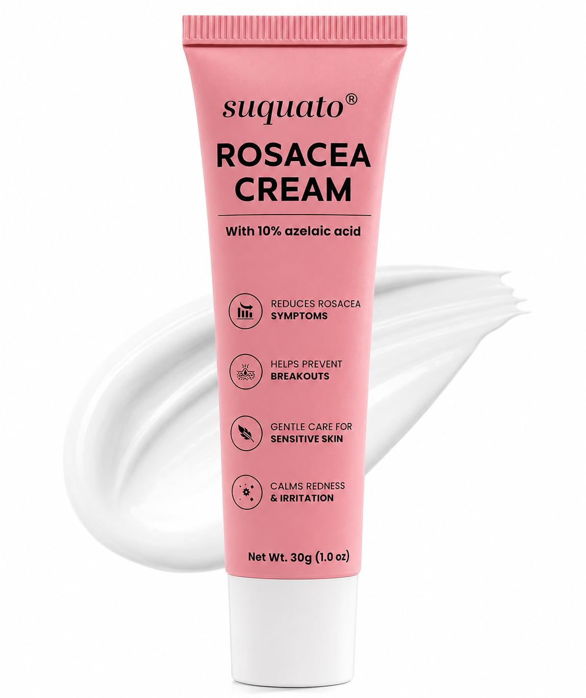 suquato front tube packaging showing product and easy storage benefit