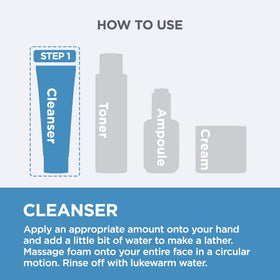 SUR.MEDIC+ applied in hand demonstrating mild lather and soothing feel