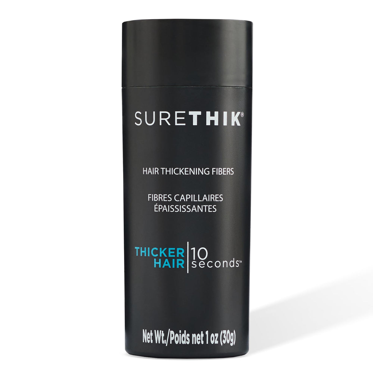 SURETHIK front shaker 30g black showing compact packaging and easy dispensing