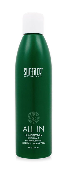 SURFACE front label showing product name and size for easy identification and benefits