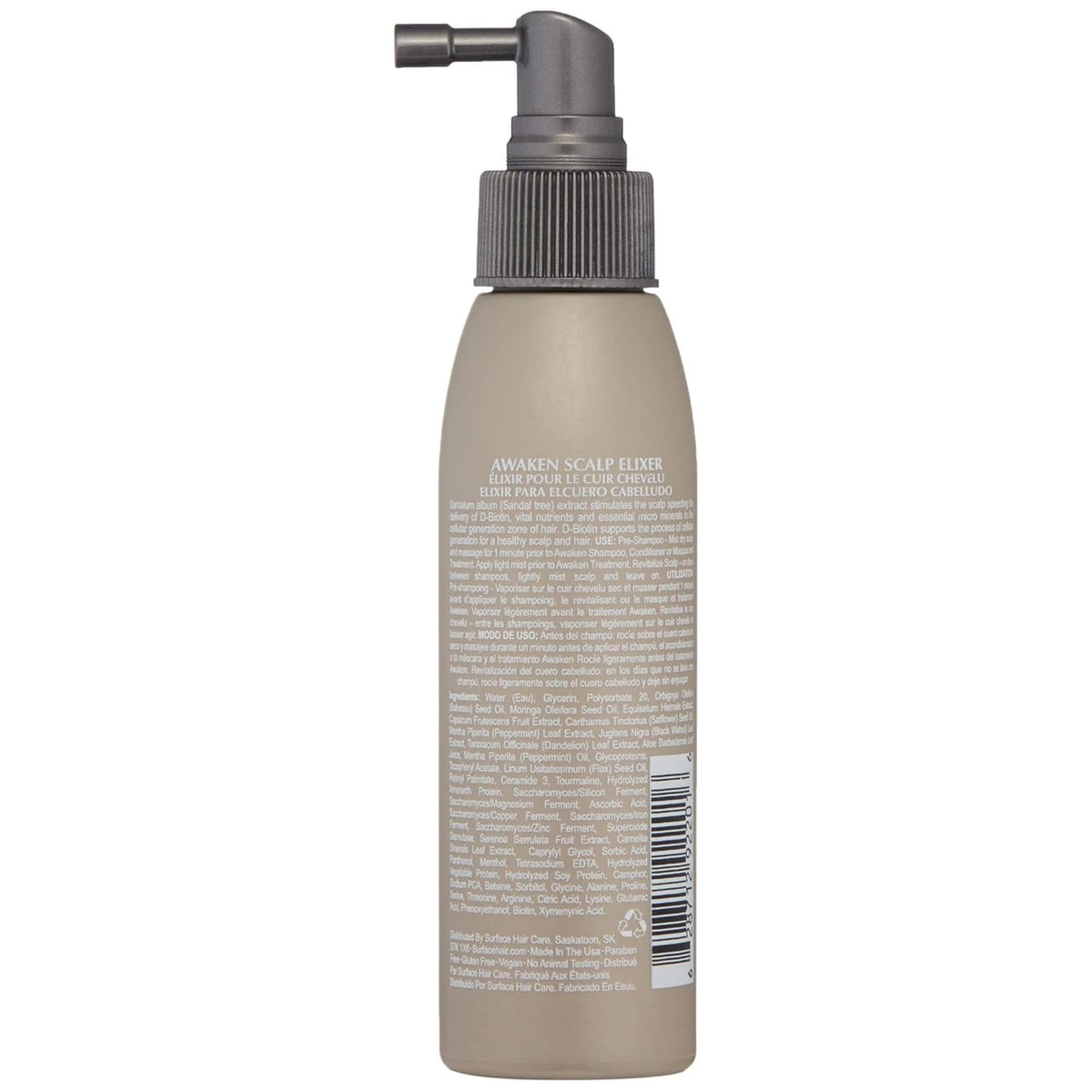 Surface Awaken dropper closeup dispensing elixir for precise application benefit
