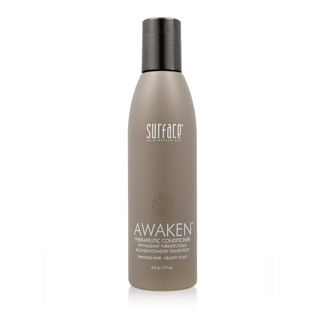 SURFACE front packaging showing bottle and label for clear identification and trust
