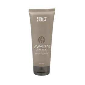 Surface front packaging of Awaken Scalp Detox showing label and size, clarifies product purpose