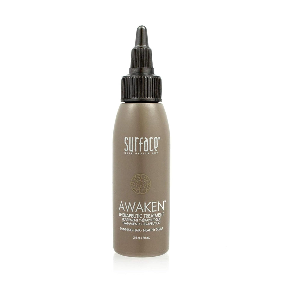 SURFACE bottle front packaging showing label and 2 fl oz size for easy identification