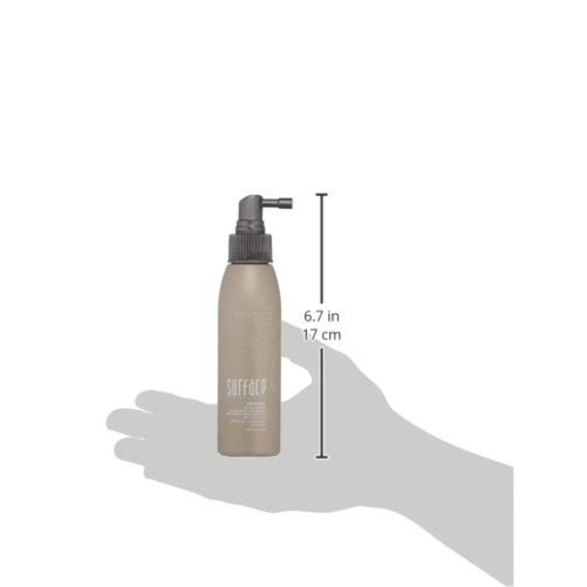 Surface Awaken bottle on bathroom shelf in lifestyle scene promoting daily use