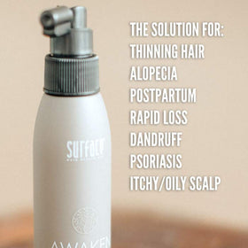 Surface Awaken serum texture pouring to show lightweight absorbent finish