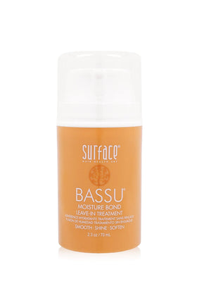 SURFACE Bassu front packaging showing product and label benefit