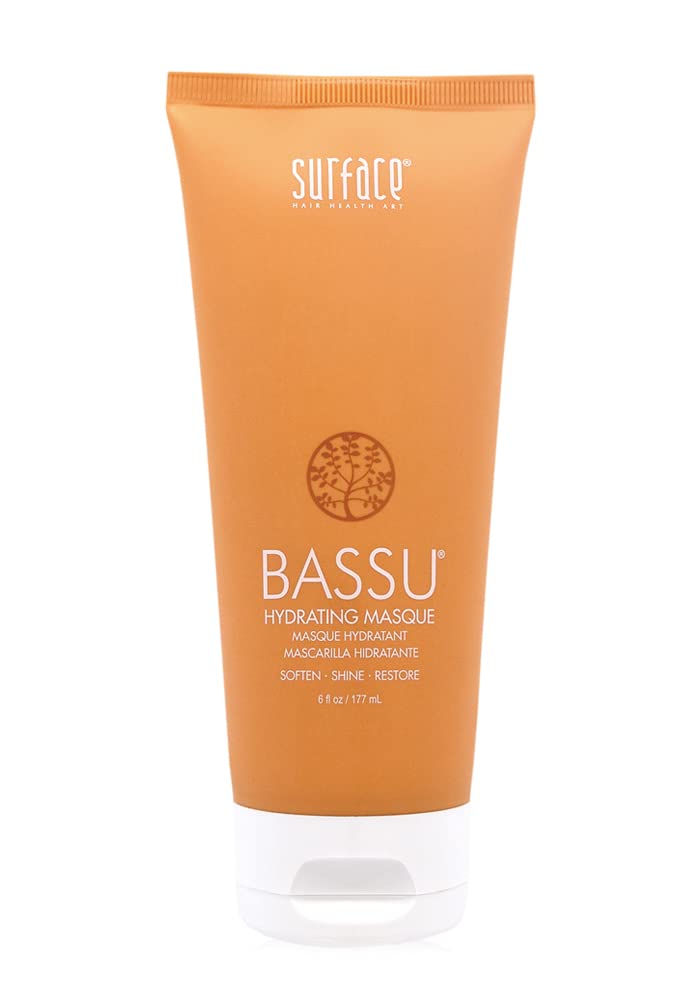 SURFACE Bassu masque front jar showing packaging and clean-luxe look benefits