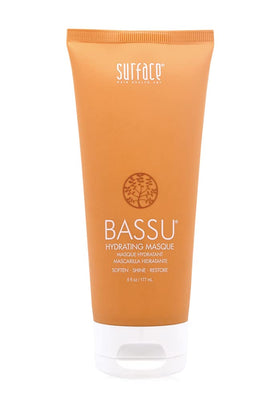SURFACE Bassu masque front jar showing packaging and clean-luxe look benefits