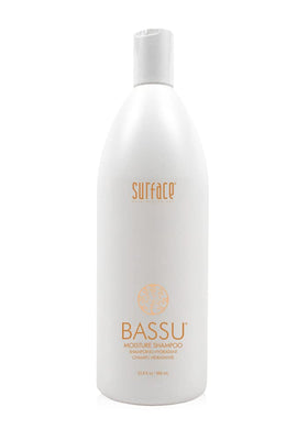 SURFACE Bassu Moisture Shampoo front bottle showing label and size, boosts hydration