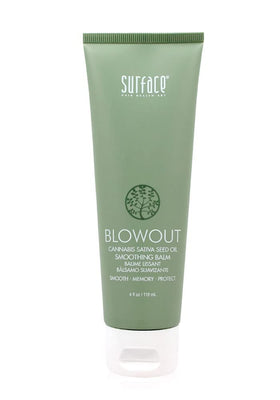 SURFACE front packaging showing 4 fl oz balm and benefits for smoother blowouts