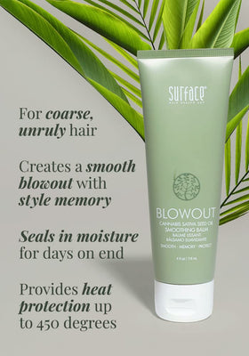 SURFACE creamy balm texture close-up highlighting fast-absorbing, non-greasy finish