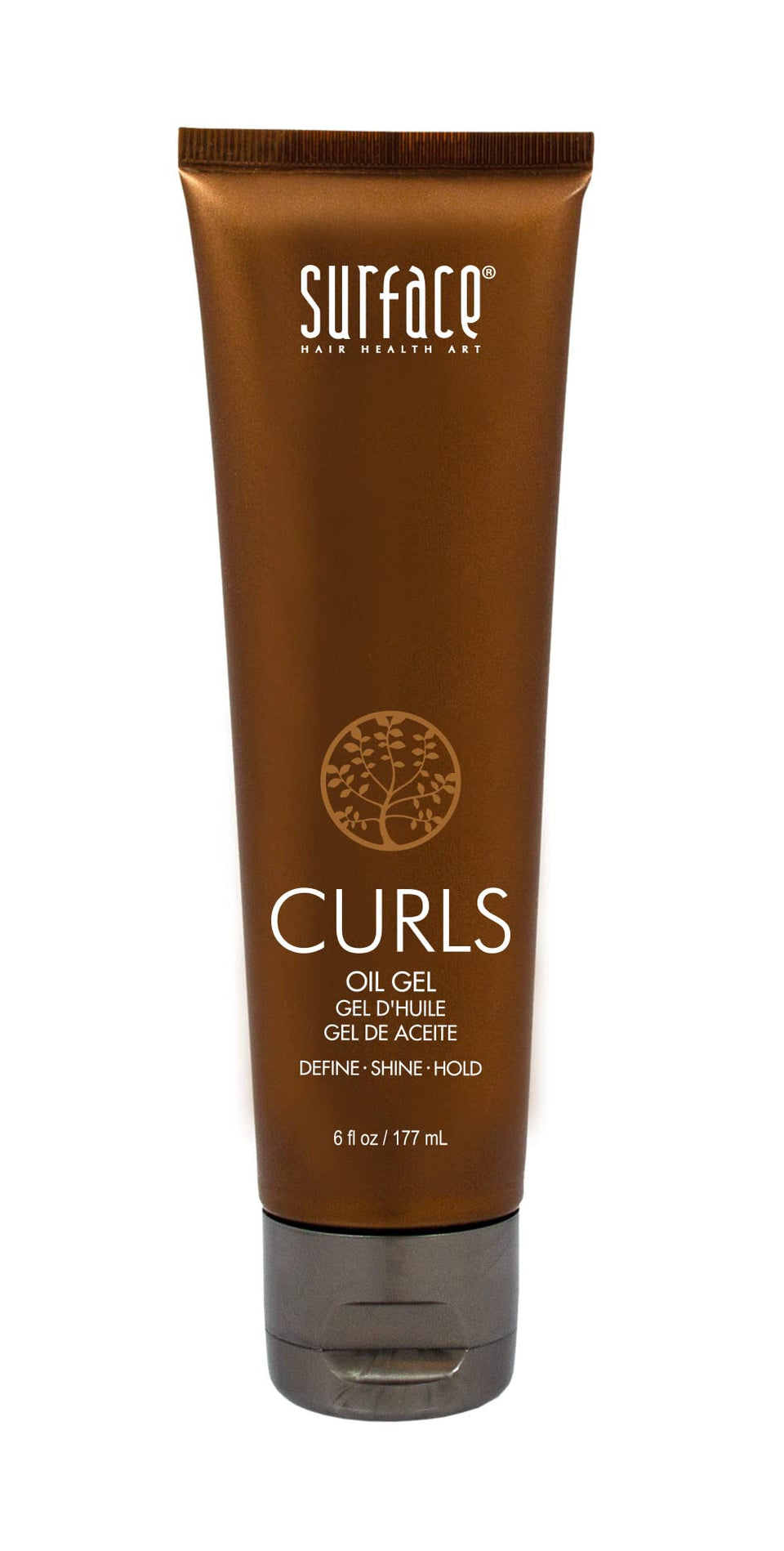 SURFACE front jar shot showing label and product size for shelf appeal