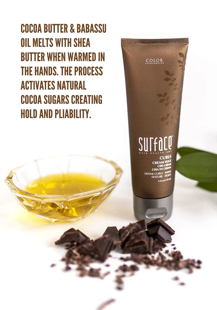 SURFACE open jar showing cream-wax glossy finish and rich butter content for nourishment