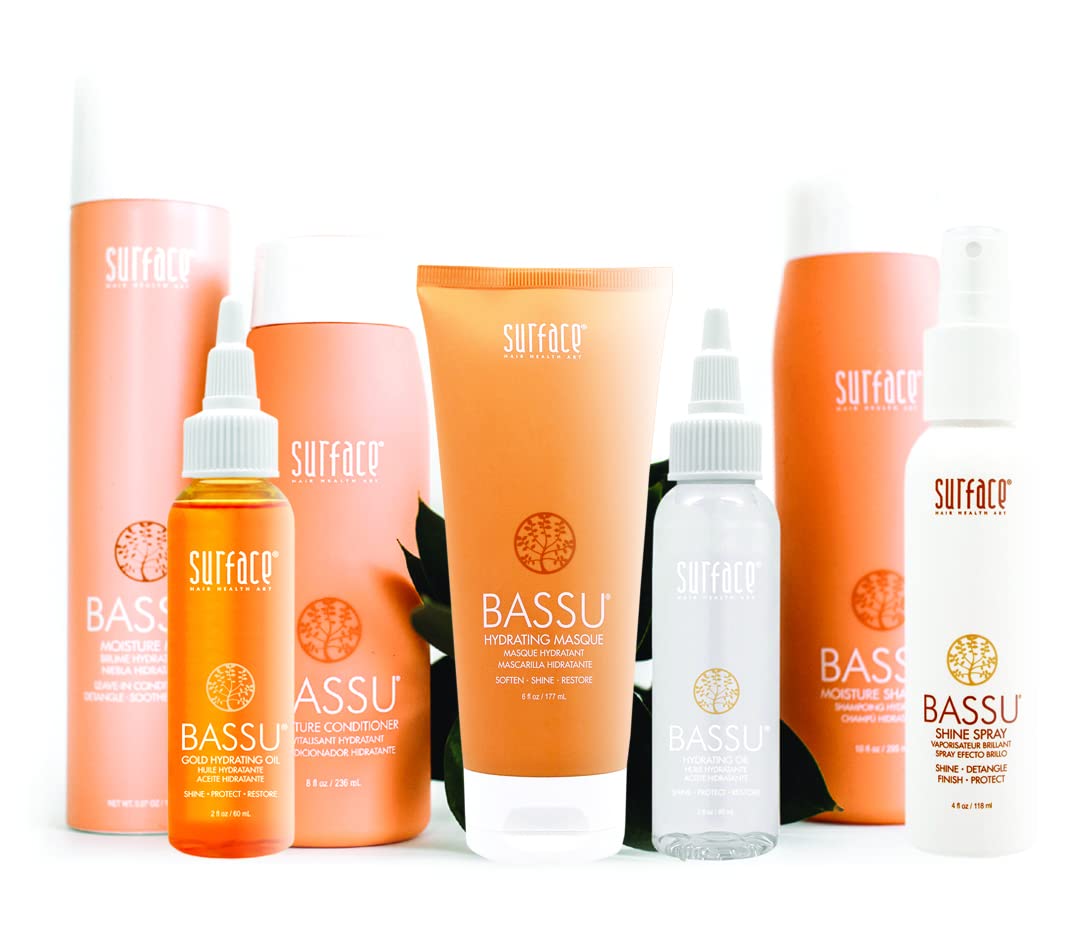 Person using SURFACE Bassu in shower displaying gentle cleansing benefit