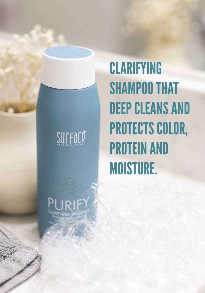 SURFACE Purify foam texture close-up demonstrating gentle lather