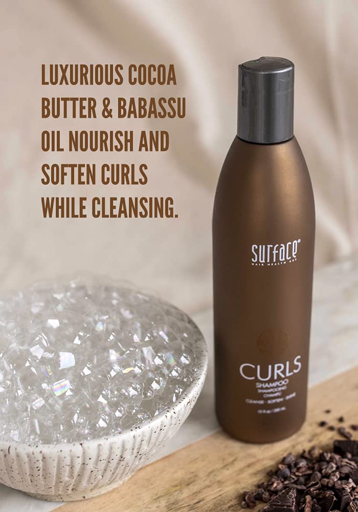 SURFACE creamy lather texture demonstrating gentle foaming and moisture