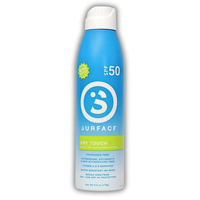 Surface Sun Systems front packaging showing SPF 50 protection and benefits