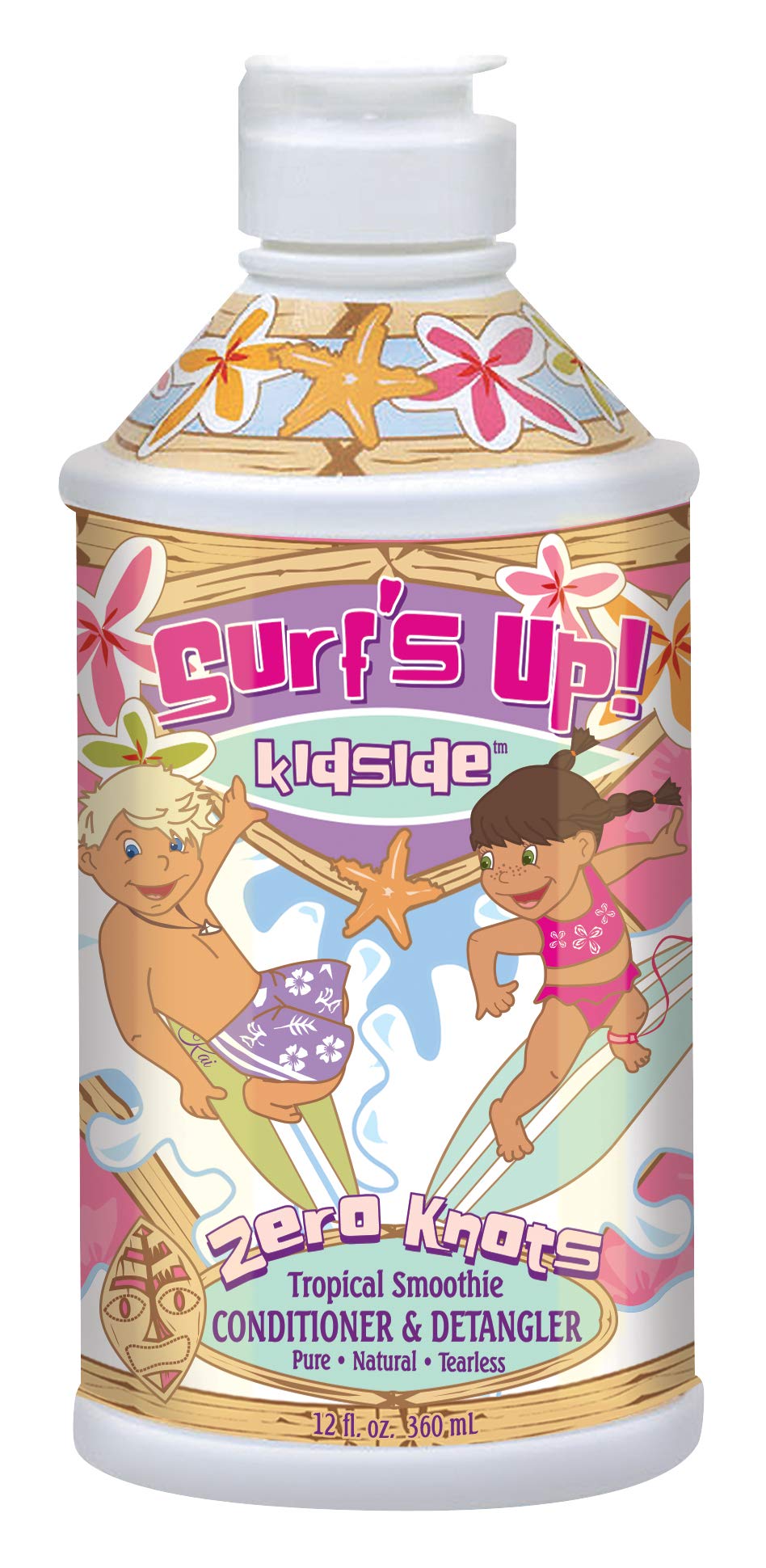 Surf's Up Kidside front packaging showing tropical label and benefits