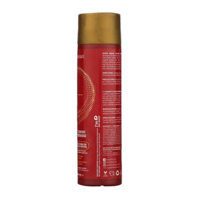 Surya Brasil label close-up highlighting natural ingredients and color protection benefits
