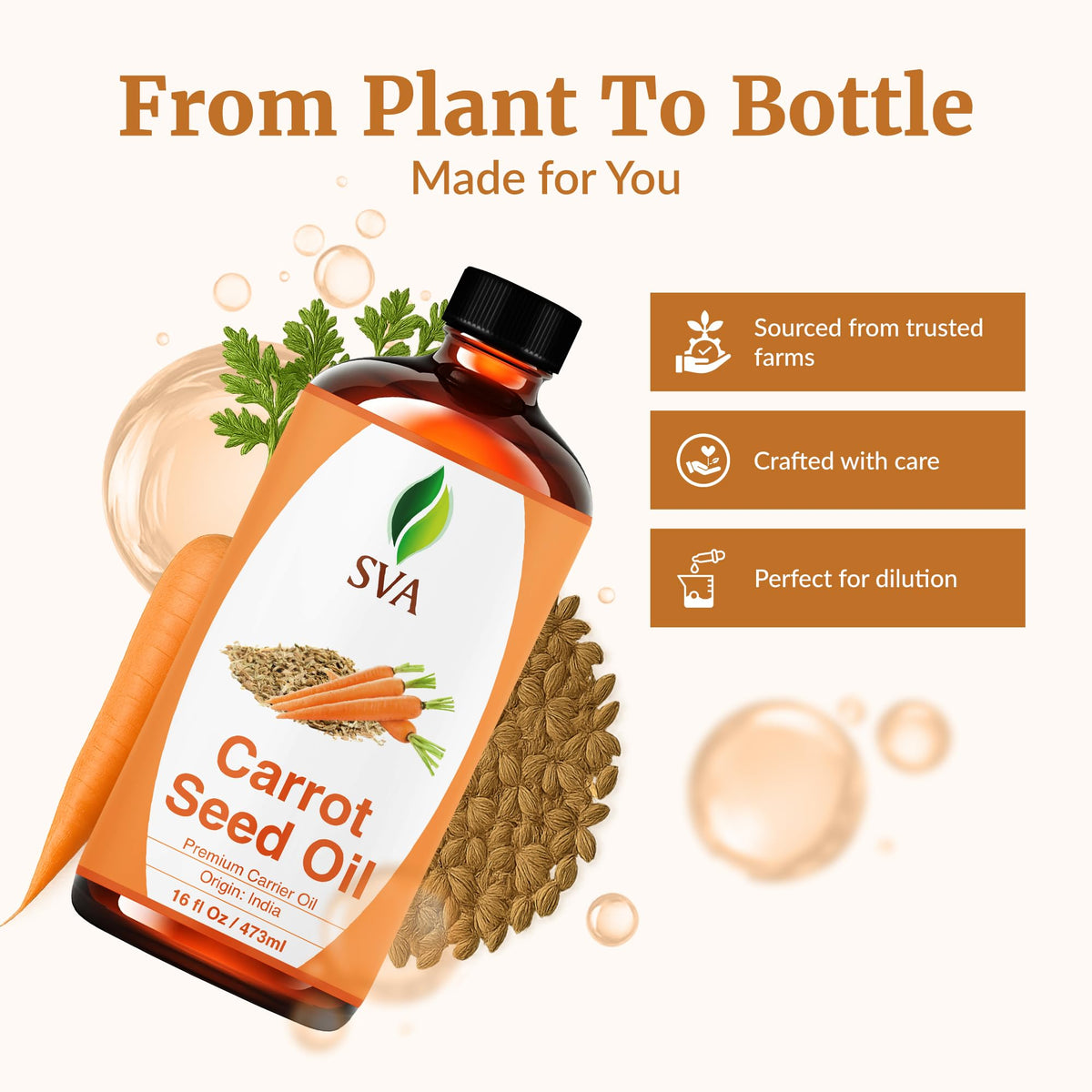 SVA ORGANICS applied to hands during massage demonstrating glide and moisturizing benefit