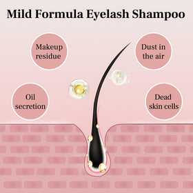 SVECKE brush application in hand demonstrating precise lash cleaning benefit