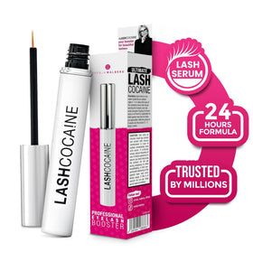 Svenja Walberg LASHCOCA!NE front packaging showing product benefit