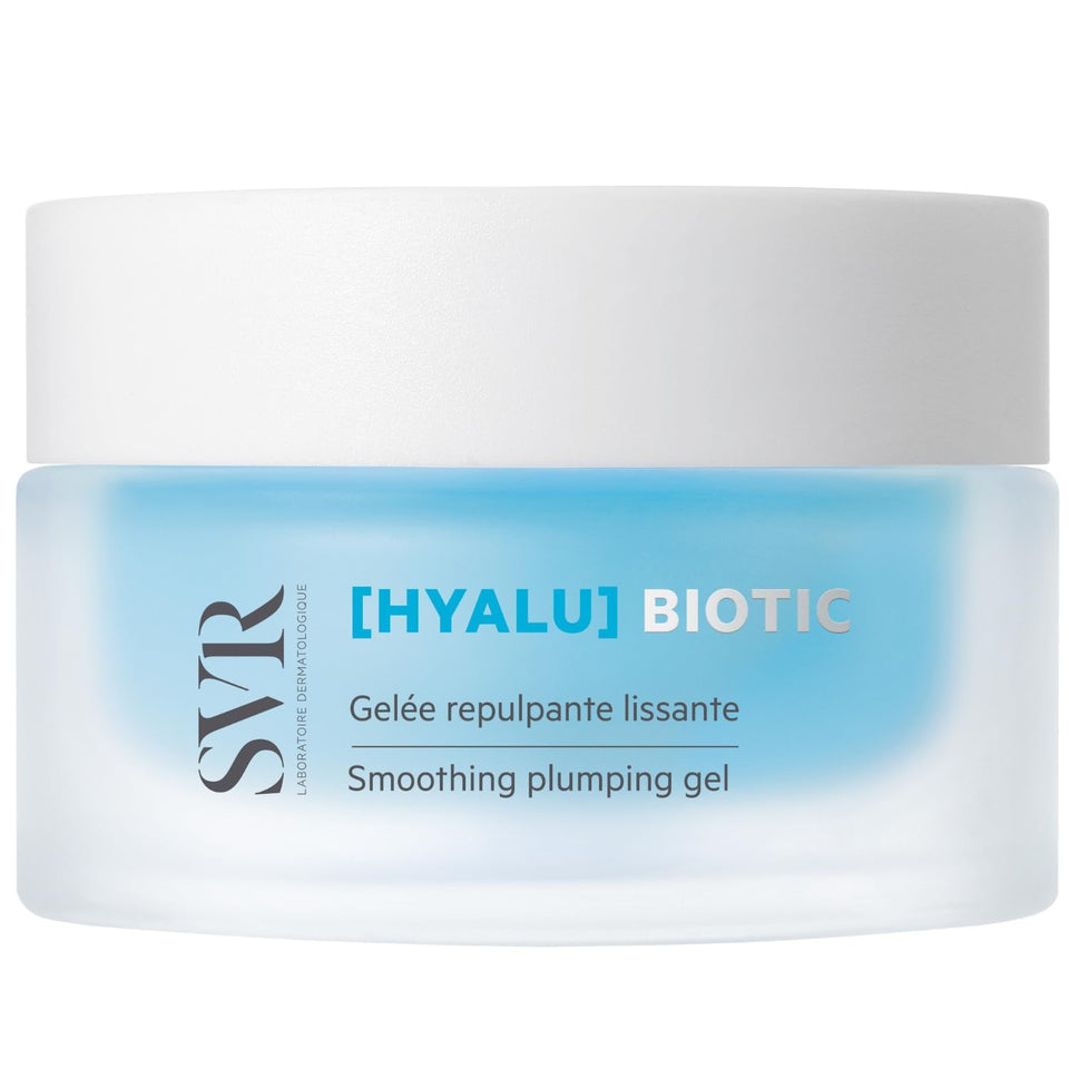 SVR HYALU Biotic front packaging tube showing brand and product benefits for quick identification