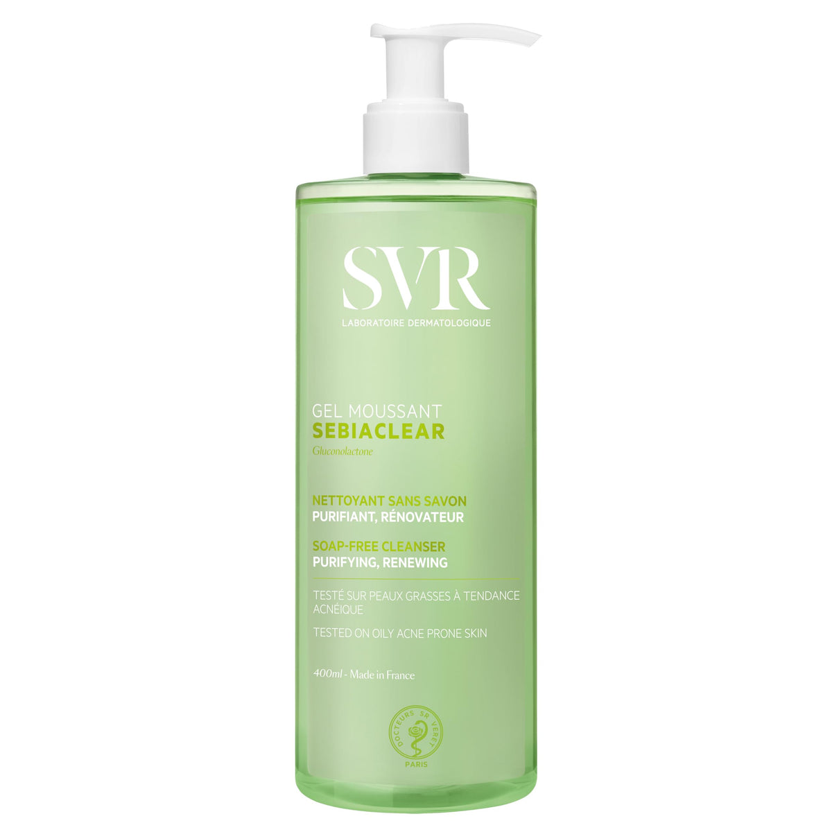 SVR product front packaging showing clear gel and benefits