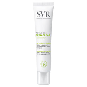 SVR Sebiaclear front packaging showing bottle and product name benefiting clarity