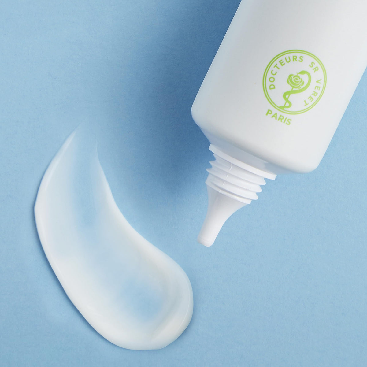 SVR close-up of lotion texture showing lightweight matte finish benefit