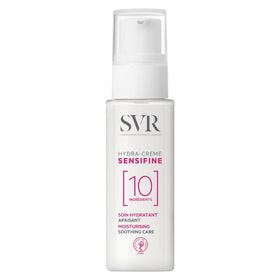 SVR front packaging showing Sensifine Hydra Cream tube and calming design benefits skin comfort