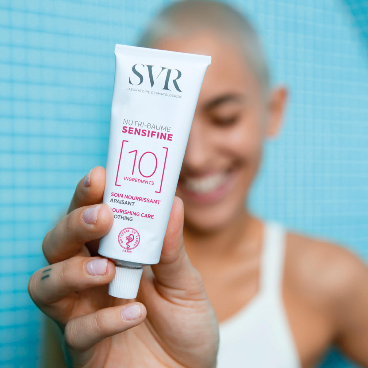 SVR ingredient focus highlighting panthenol and shea butter benefits