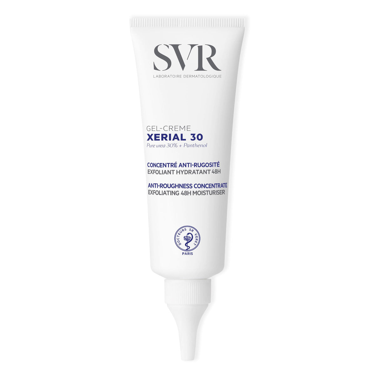 SVR XERIAL 30 front tube showing label and size for easy identification and travel convenience