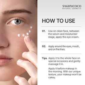 SWANICOCO clinical results visual, represents wrinkle reduction and proven efficacy benefit