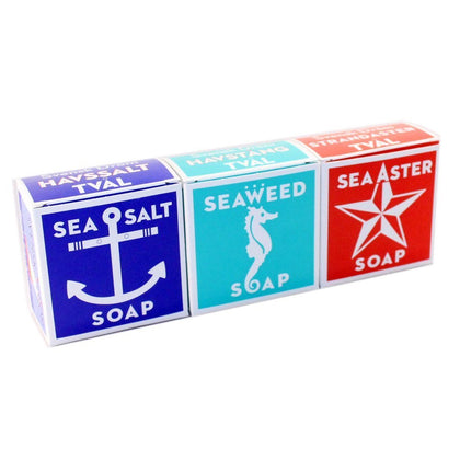 Swedish Dream front packaging showing three soap bars and gift-ready design benefiting presentation