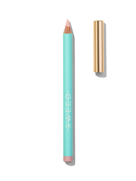 Sweed front view of Satin Eye Pencil showing slim nude pencil for precise application