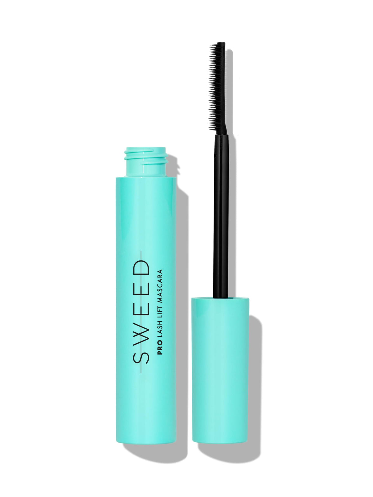 SWEED mascara front packaging showing sleek tube and shade for easy selection