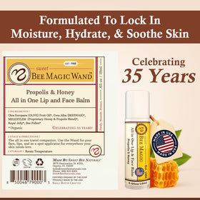 Sweet Bee Naturals close-up beeswax sheen illustrating protective barrier