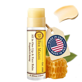 Sweet Bee Naturals front packaging showing organic chapstick benefits