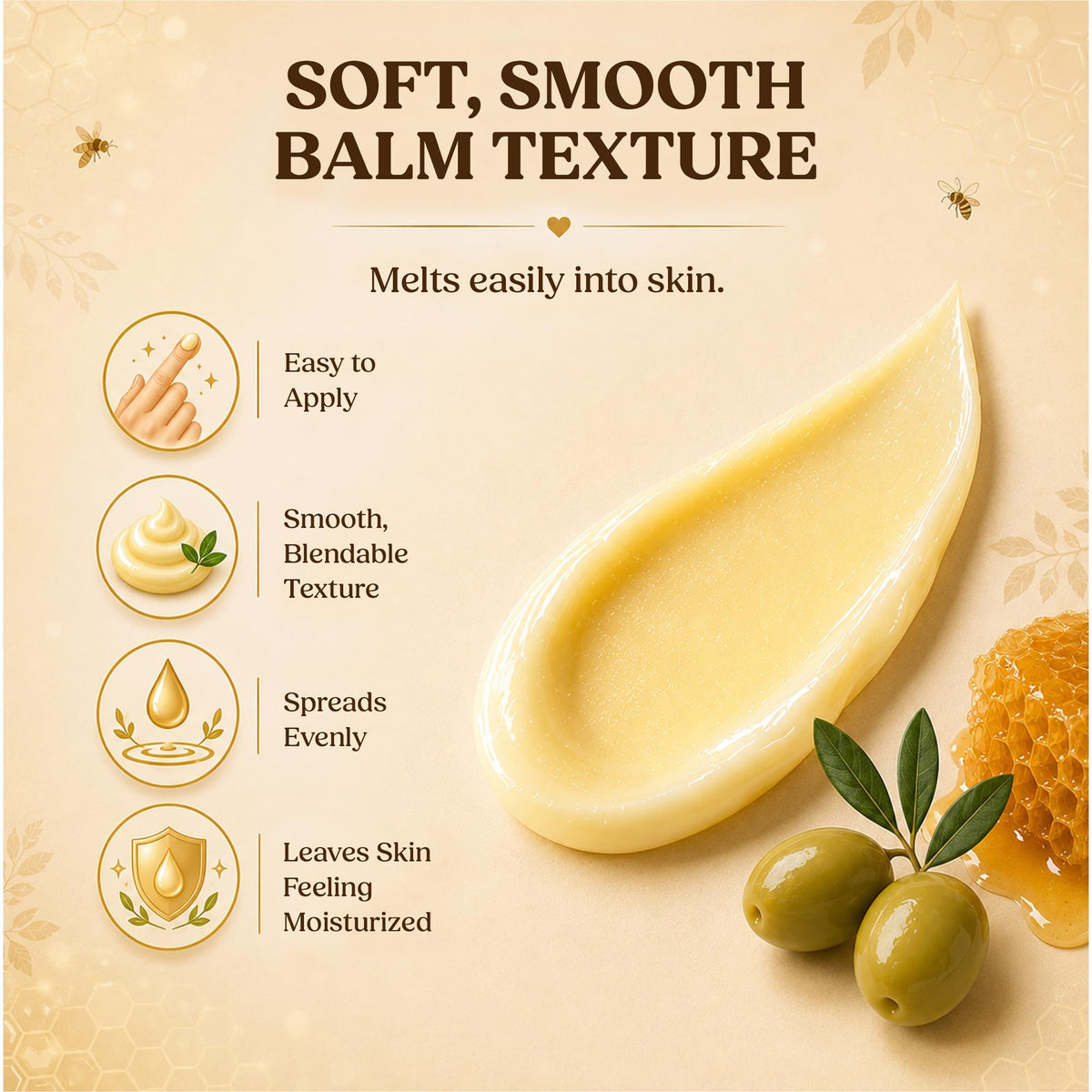 Sweet Bee Naturals ingredients honey and propolis displayed to show nourishing origins