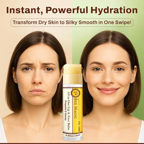 Sweet Bee Naturals extended stick texture highlighting moisturizing glide
