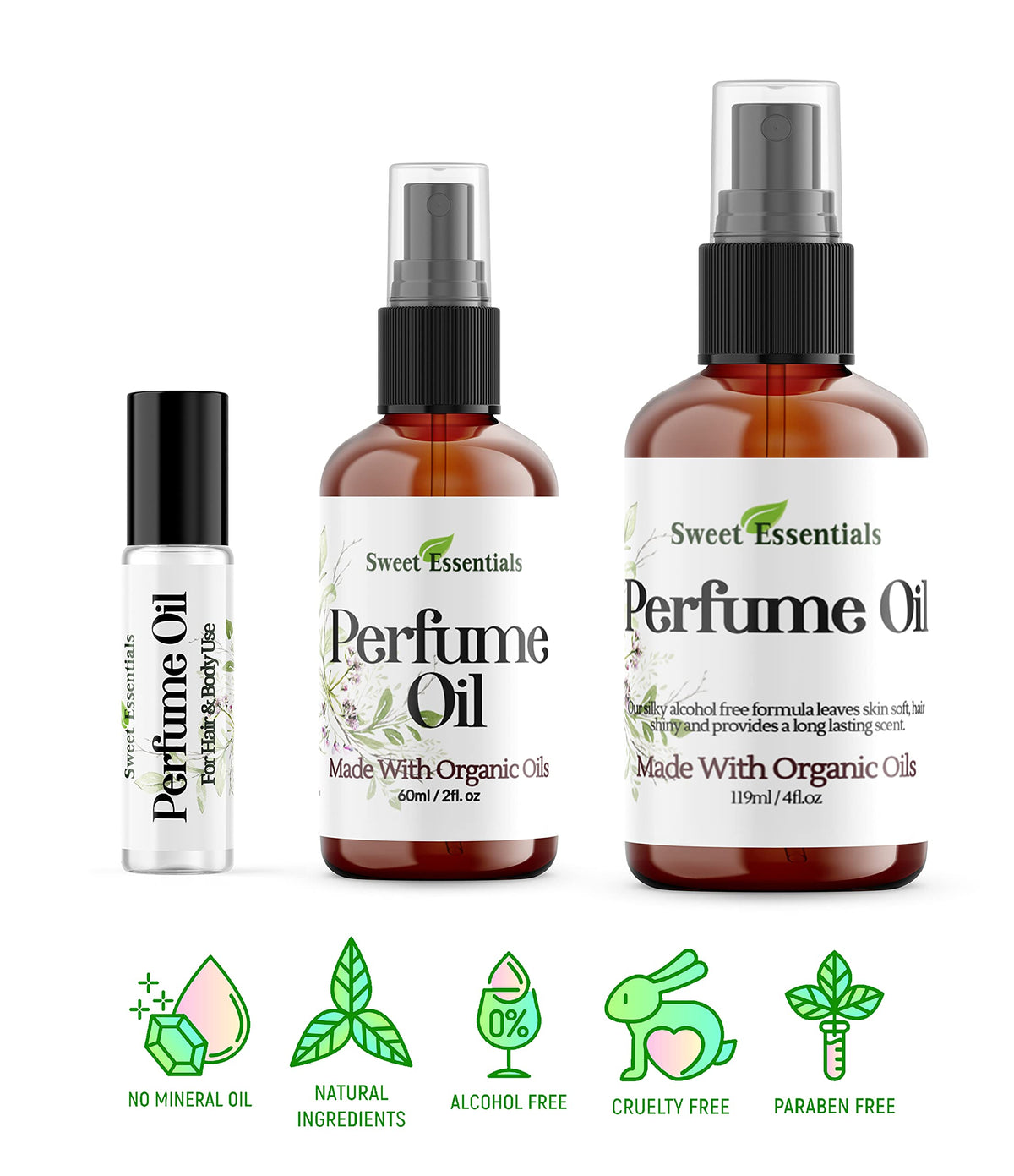 Sweet Essentials applied to wrist pulse point demonstrating subtle scent release and softness