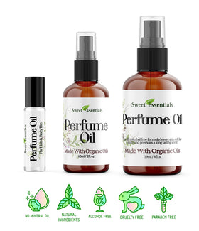 Sweet Essentials applied to wrist pulse point demonstrating subtle scent release and softness